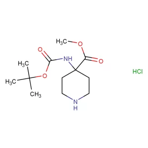 Methyl 4-(tert-butoxycarbonylaMino)piperidine-4-carboxylate hydrochloride